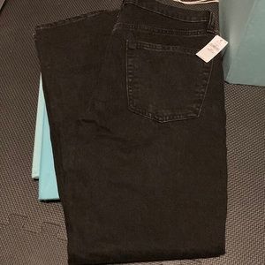 Black loose jeans